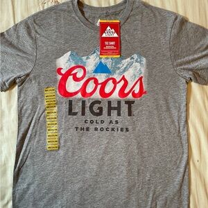 NWT Coors Light Beer T-shirt Mens Medium M
